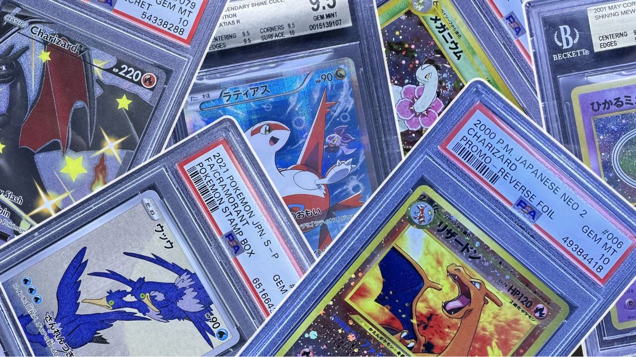 how much is it to grade a pokemon card HD-GEAR Centering Tool Pro Grading Kit PSA Trading Cards TCG Black & White Set for Standard Size Cards : Toys & Games Flinduy Pokemon Card Grading Tool,