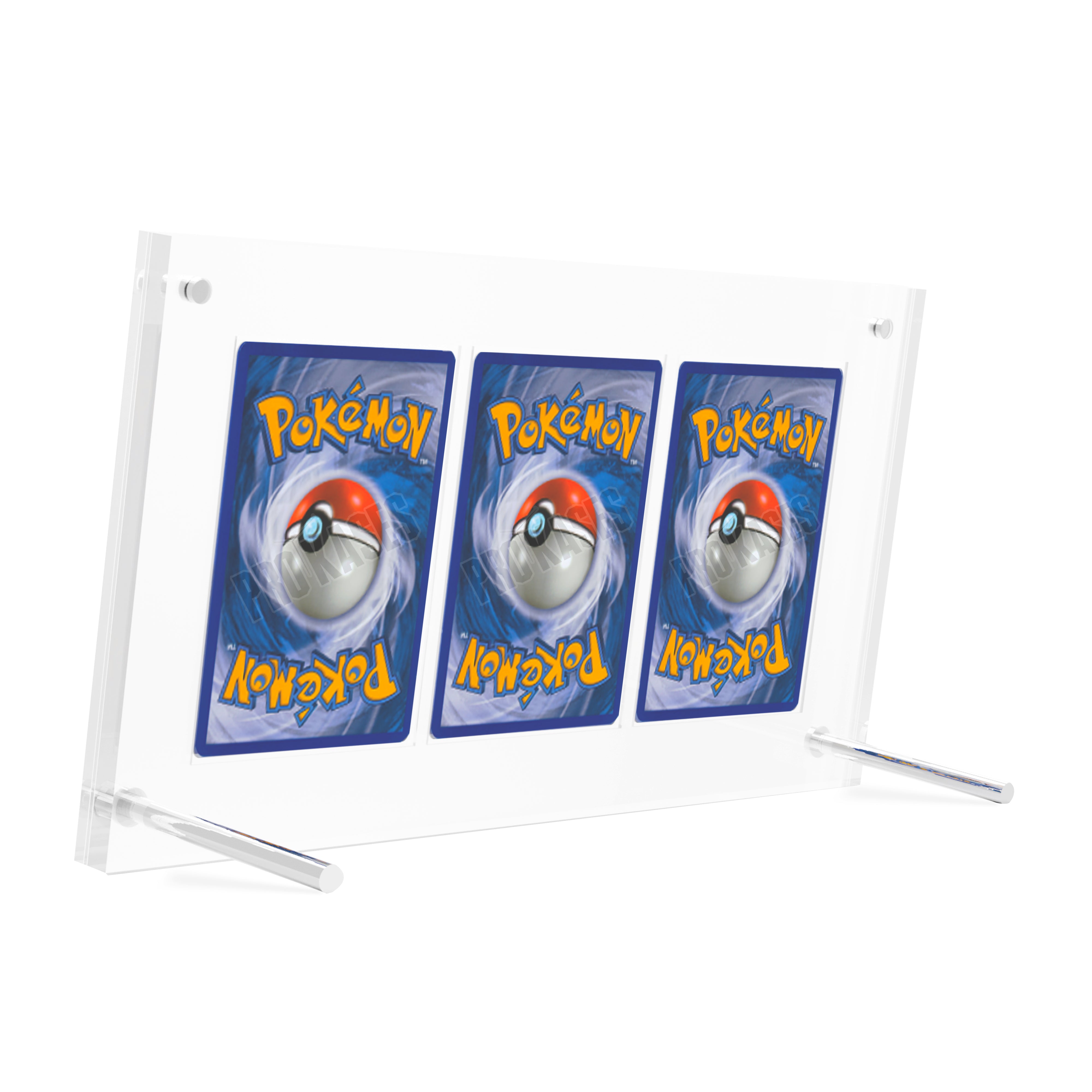 Acrylic protection for 3 cards