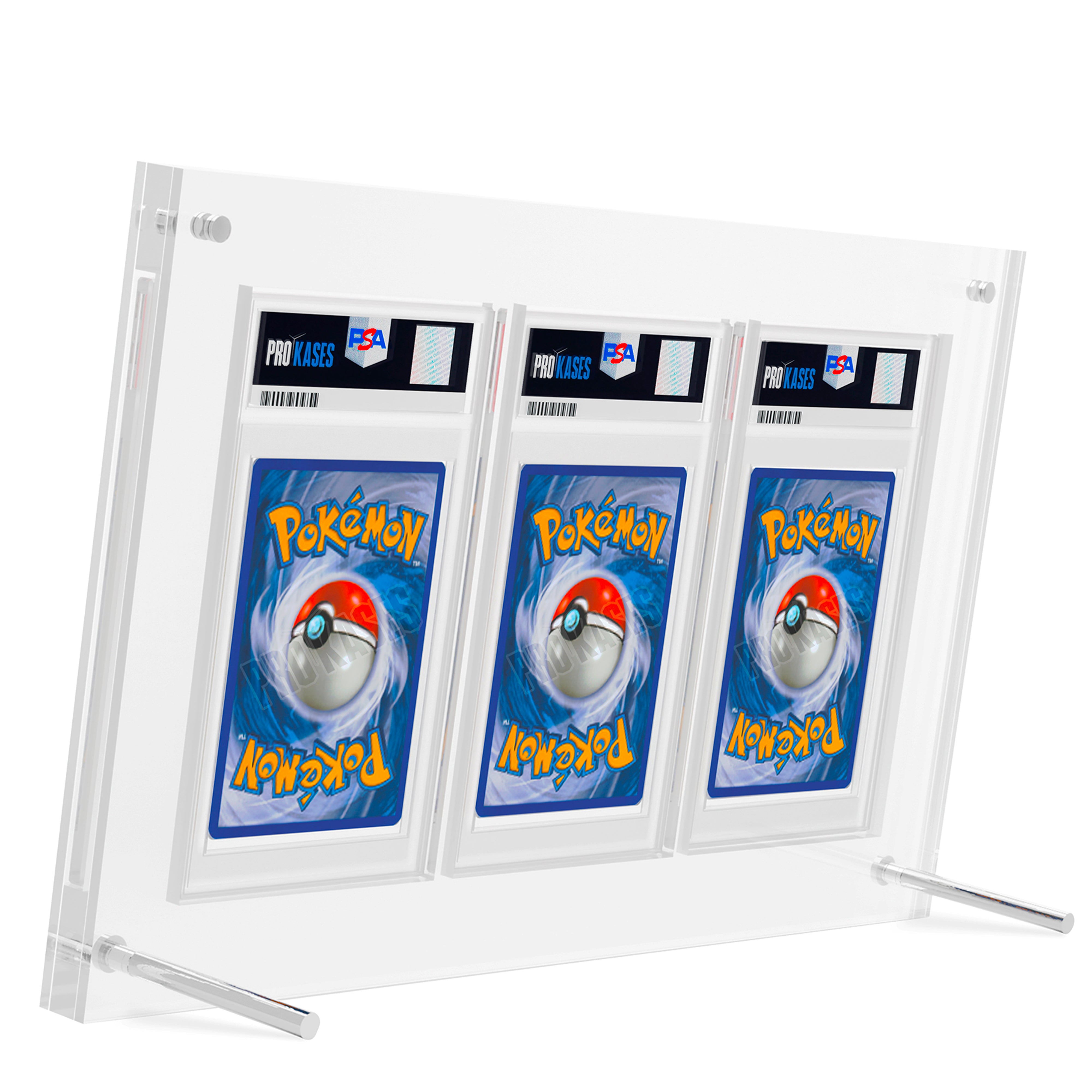 PROTECTION ACRYLIQUE POUR 3 CARTES GRADÉES PSA