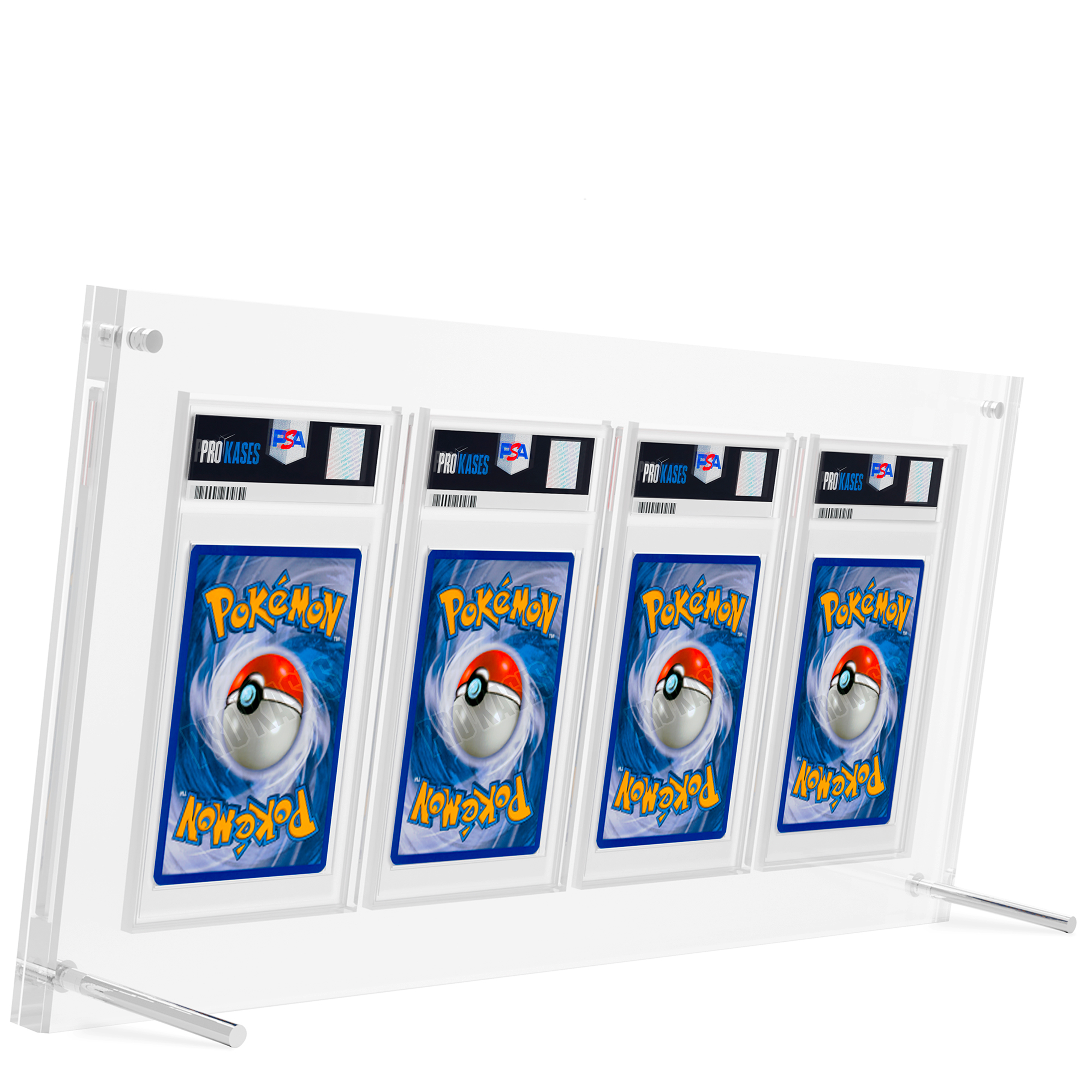 Acrylic protection for 4 PSA cards
