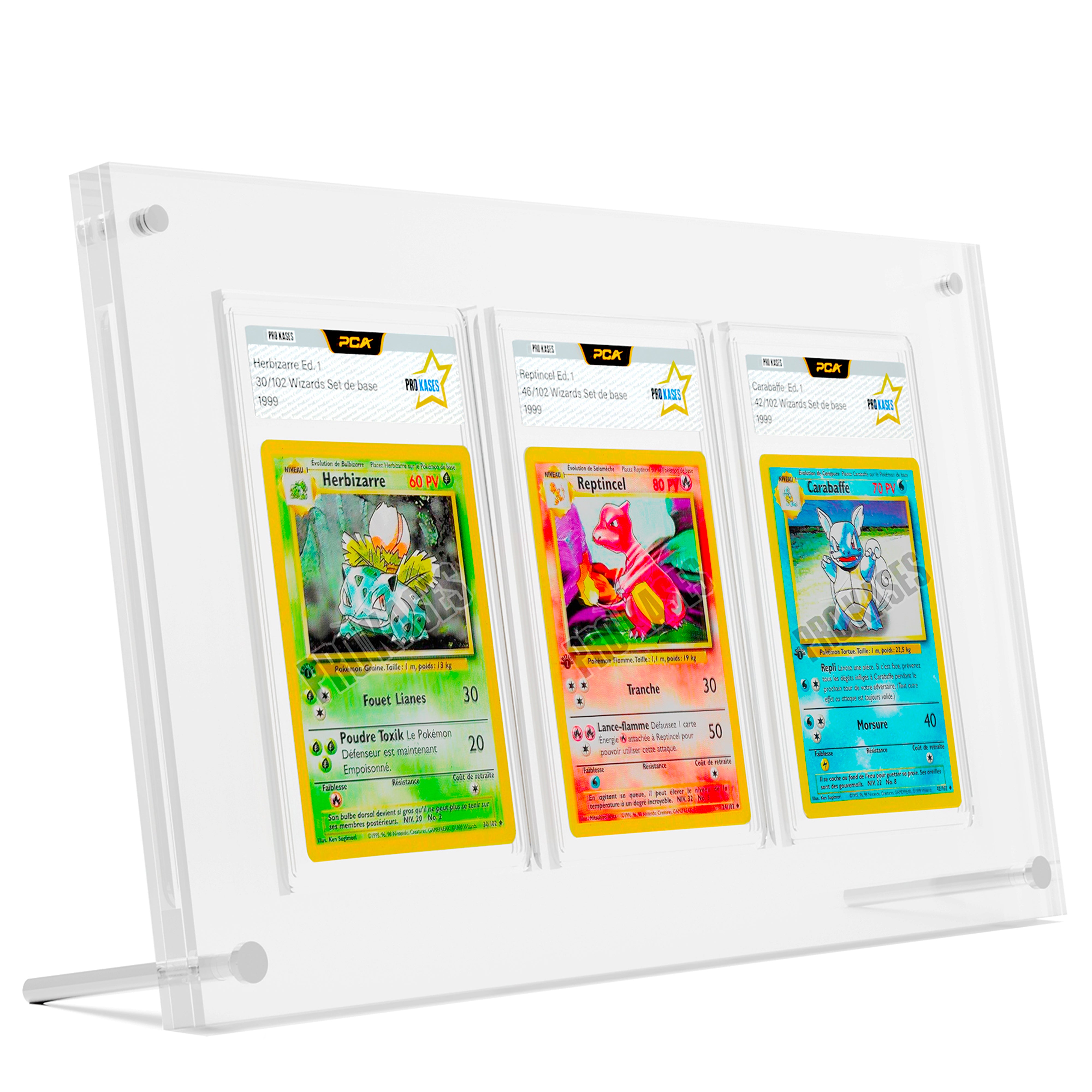 PROTECTION ACRYLIQUE POUR 3 CARTES GRADÉES PCA