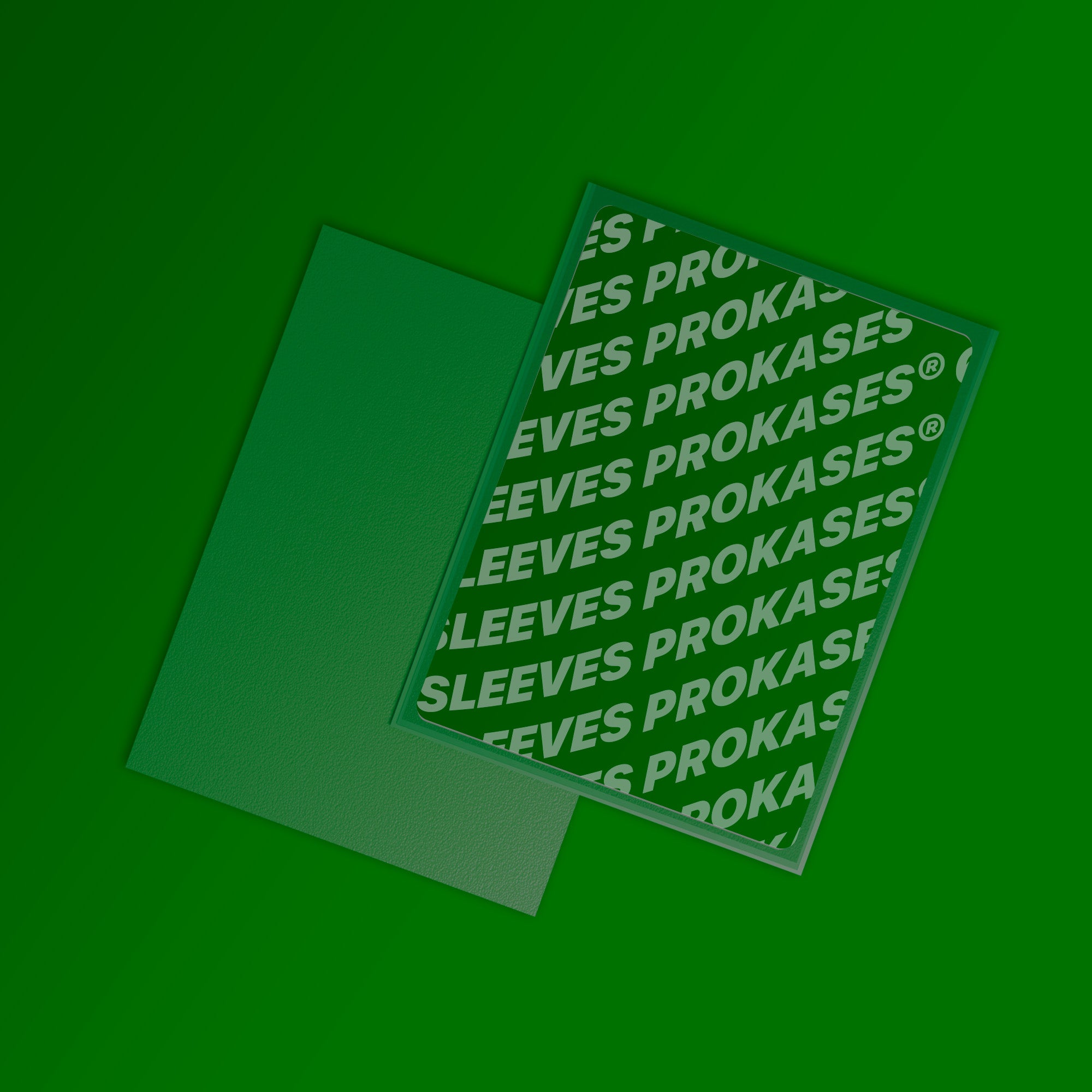 SLEEVES COULEUR VERT FORÊT 97 × 64 MM – X100