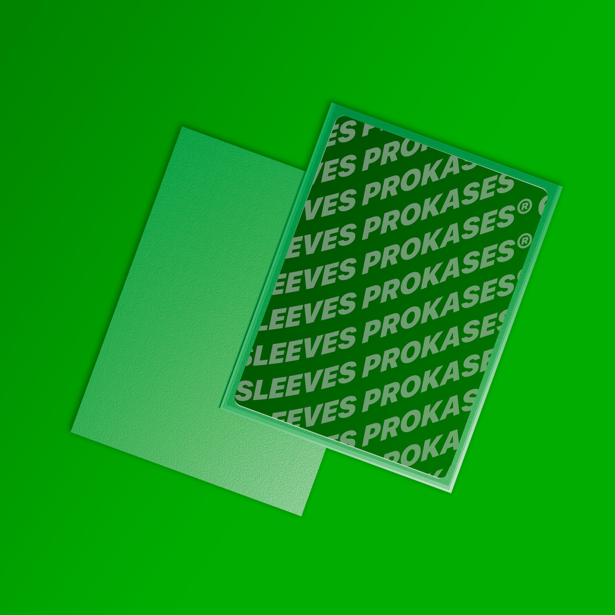SLEEVES COULEUR VERT CLAIR 97 × 64 MM – X100