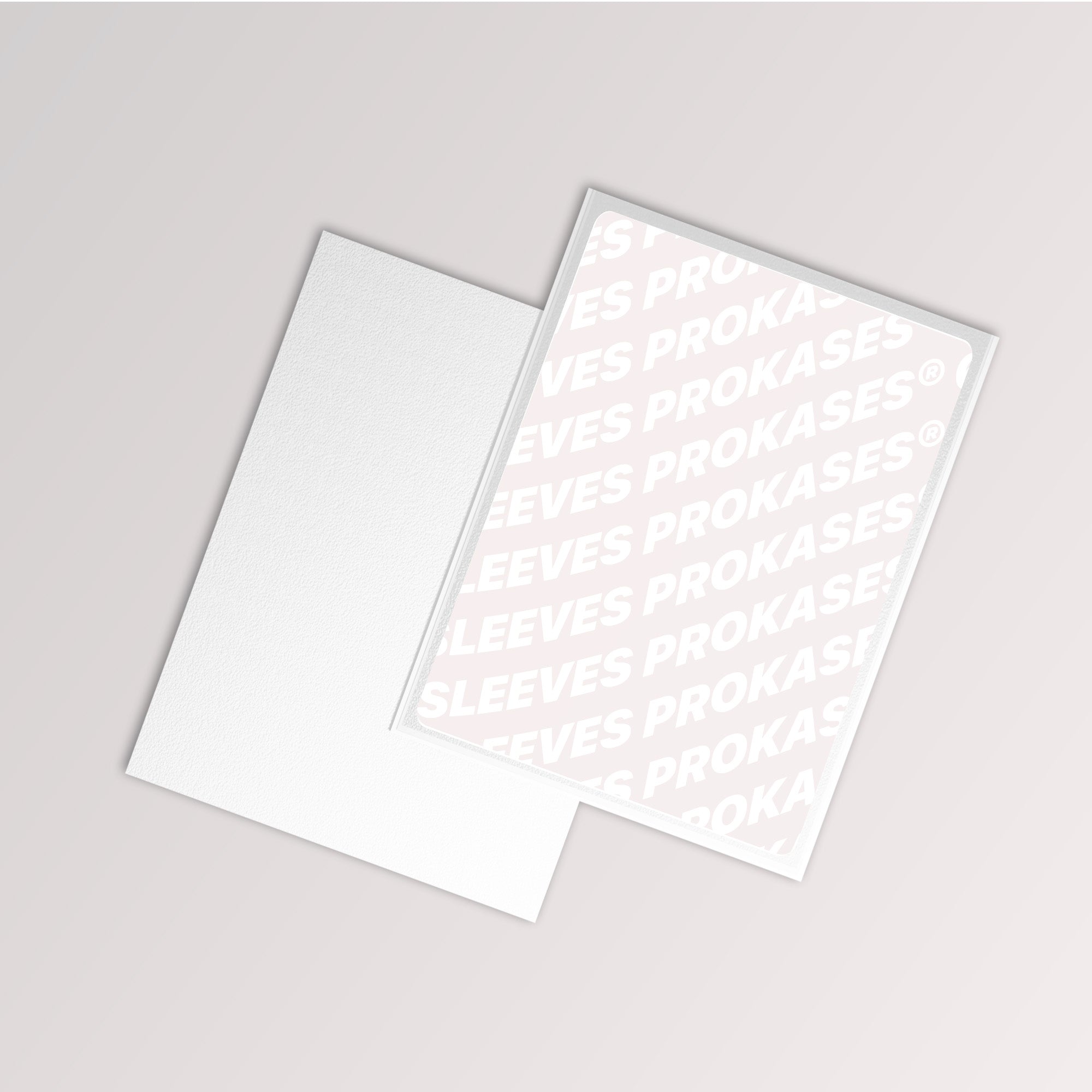 SLEEVES COULEUR BLANC 97 × 64 MM – X100