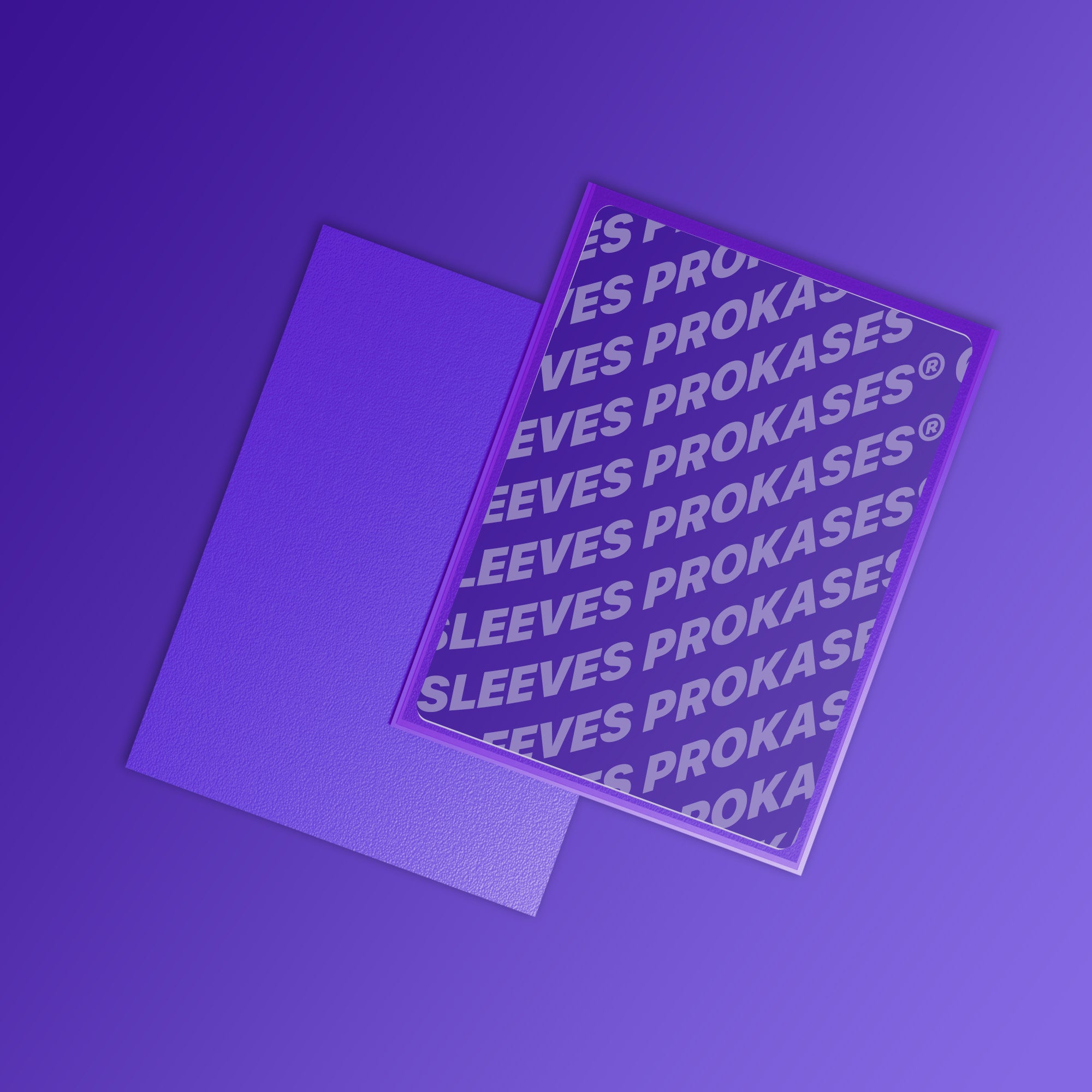 SLEEVES COULEUR VIOLET ROYAL 66mm x 91mm – X100