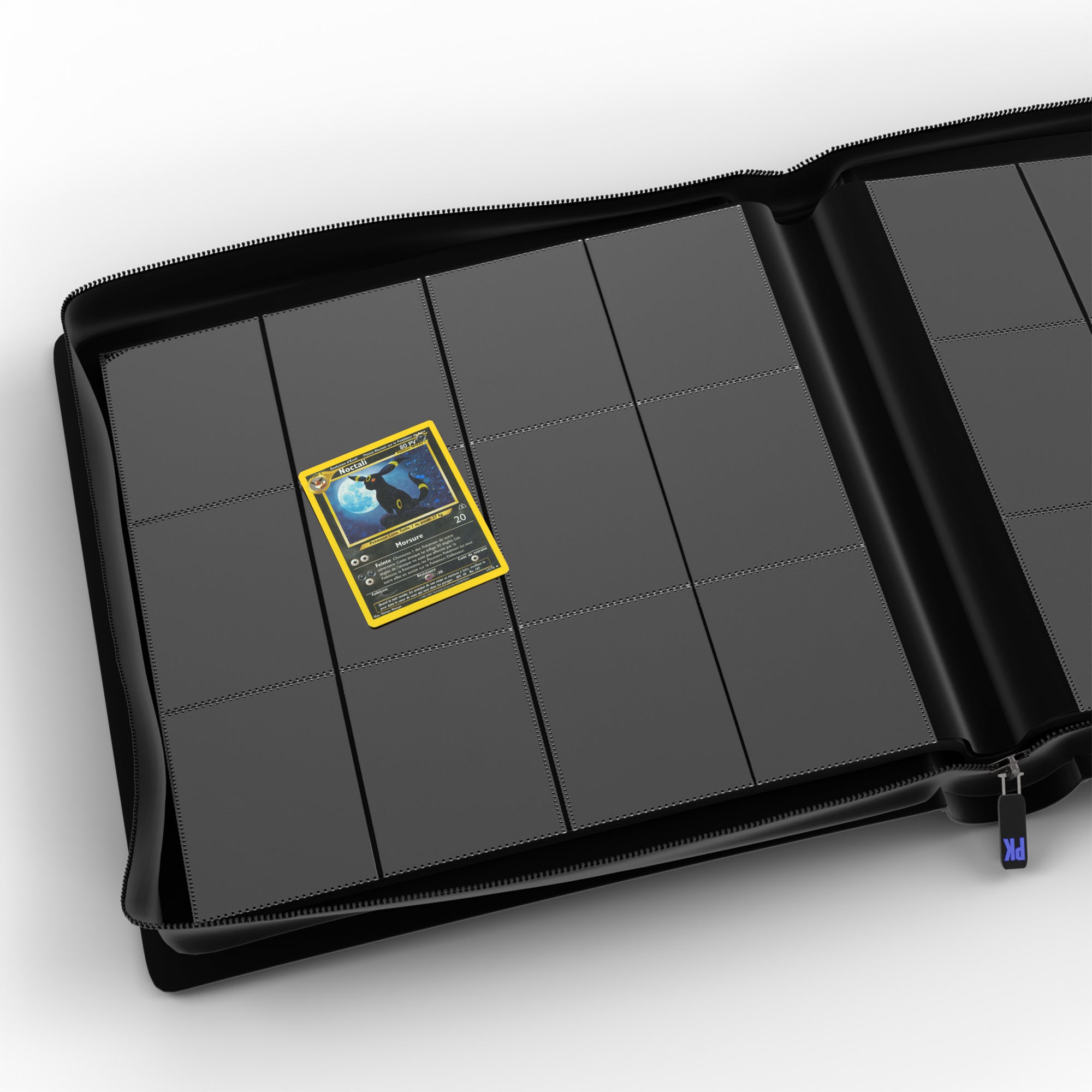 CLASSEUR ZIP NOIR 576 CARTES 3X4