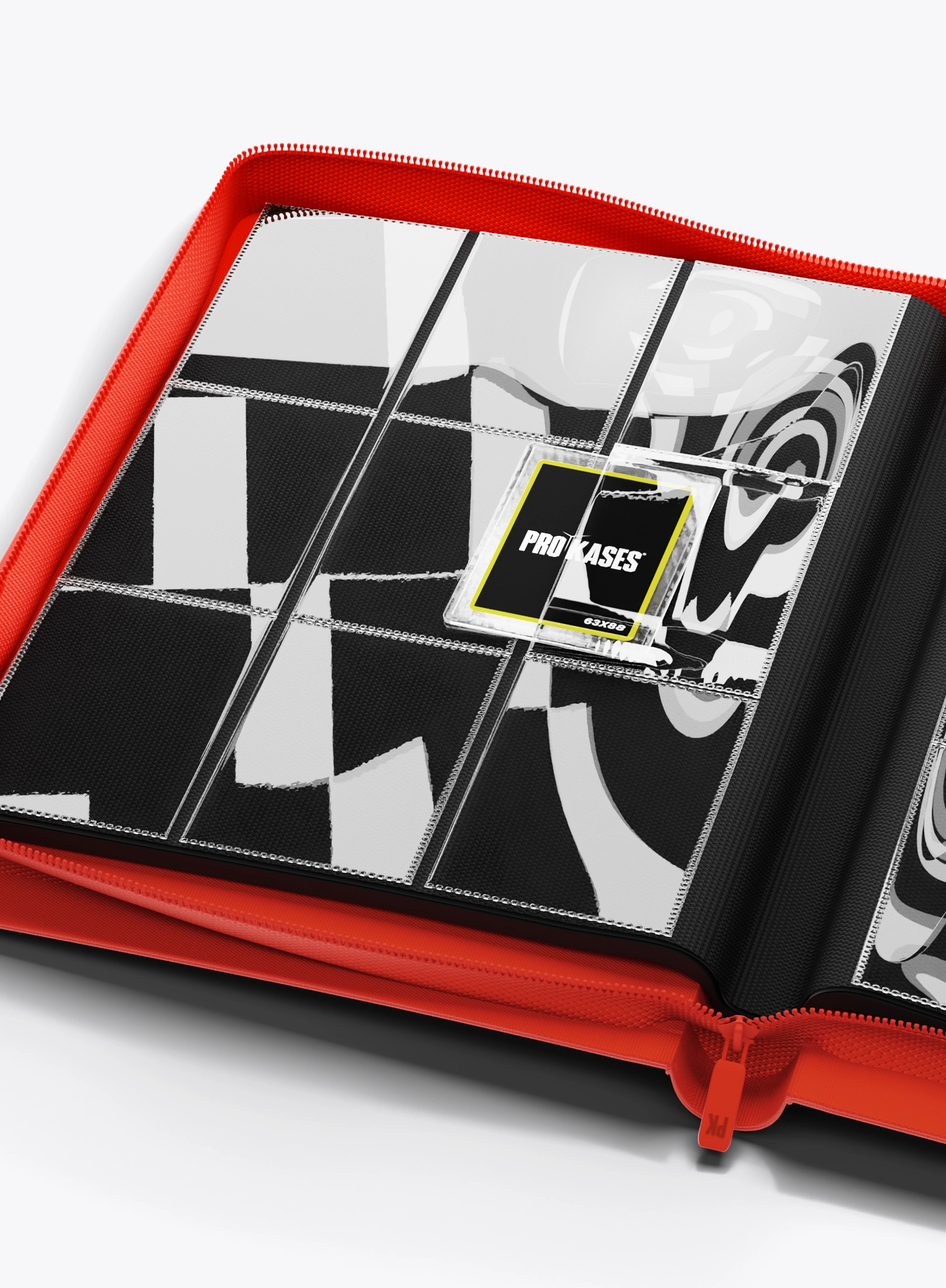 CLASSEUR ZIP ROUGE 288 TOPLOADERS