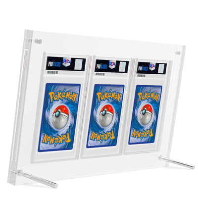 PROTECTION ACRYLIQUE POUR 3 CARTES GRADÉES PSA