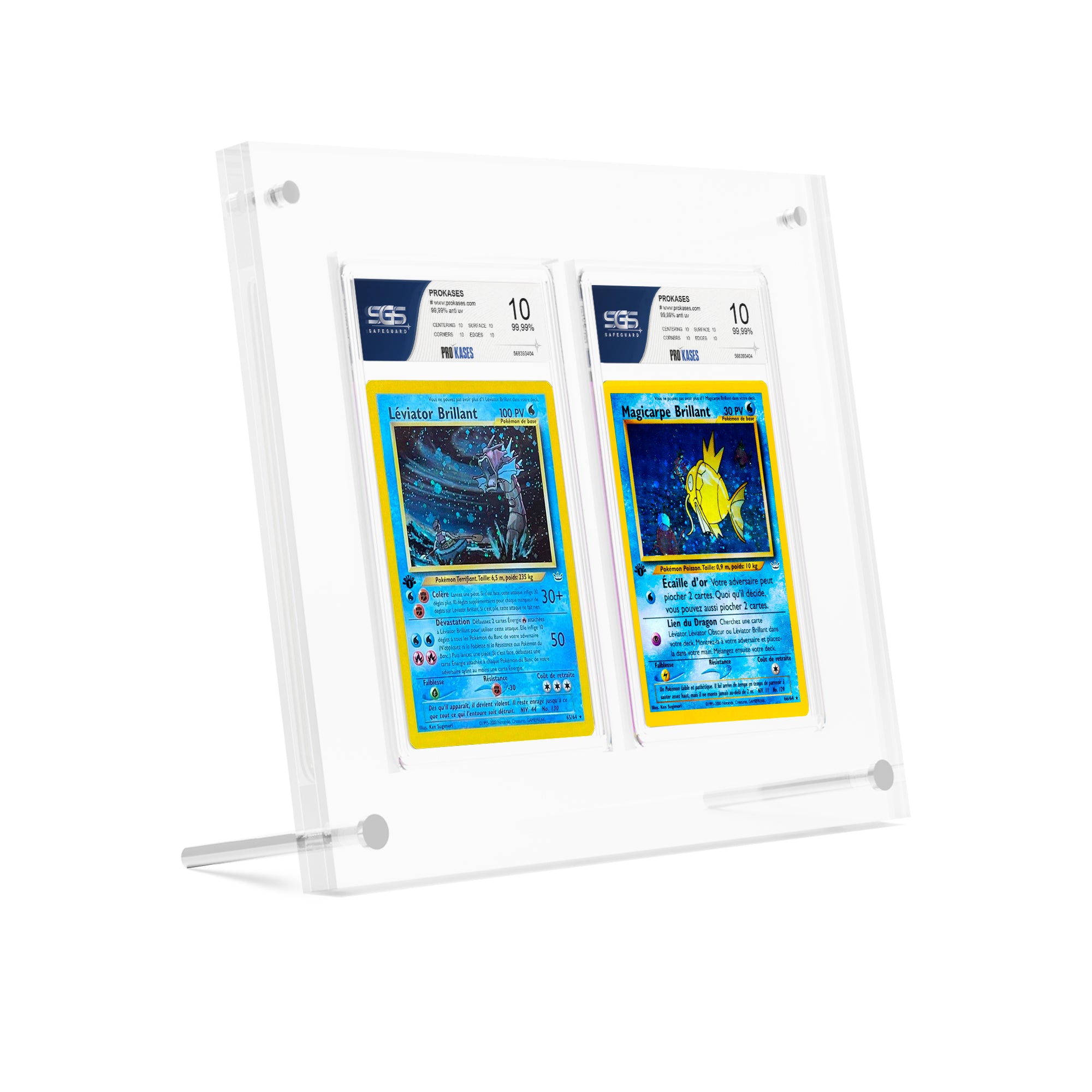 Protection acrylique pour 2 cartes SGS