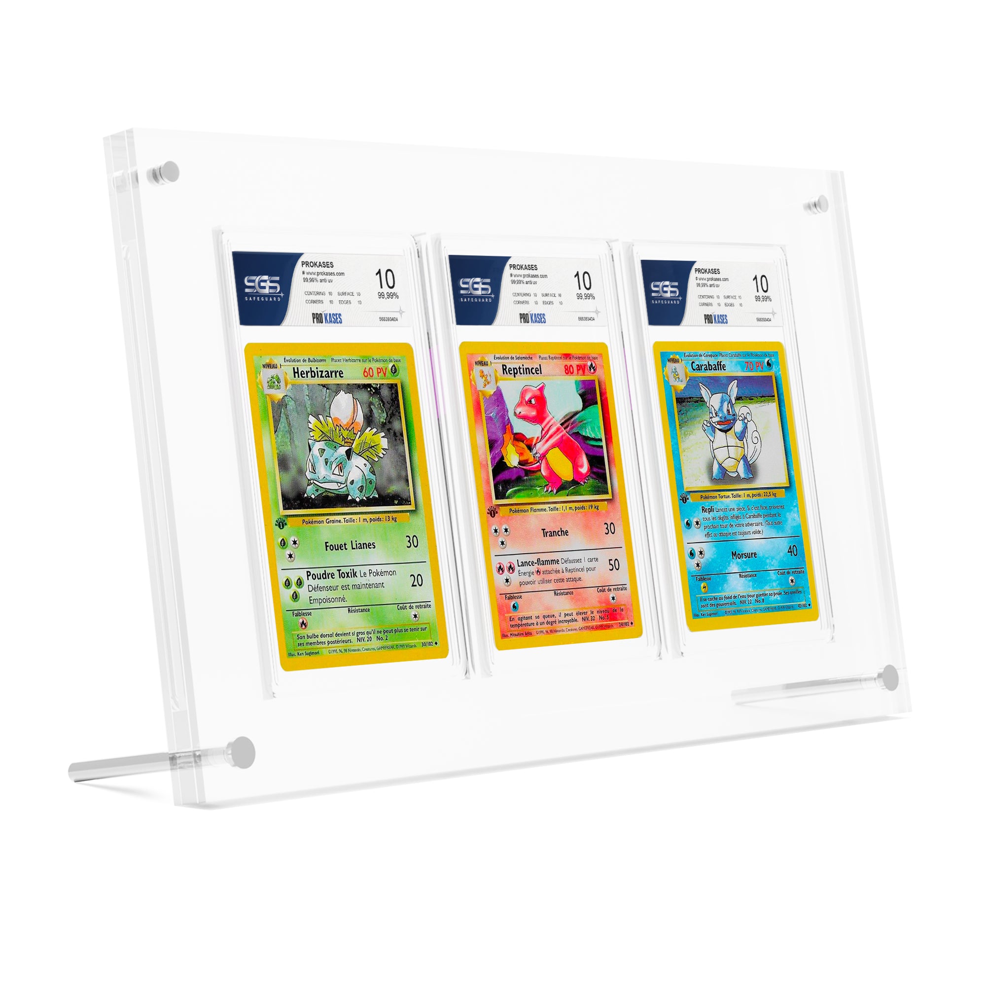 Protection acrylique pour 3 cartes SGS