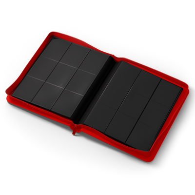 CLASSEUR 288 TOPLOADERS  3X3｜ROUGE