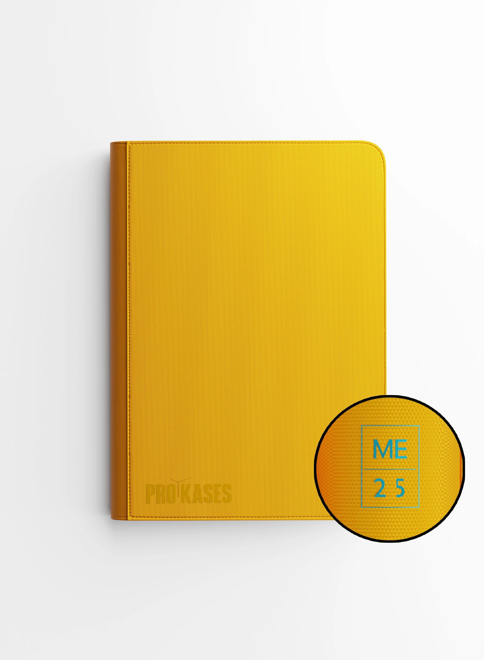 Classeur Prokases jaune et bleu – ME2 – 432 cartes – 9 poches (3×3) pour cartes à collectionner Ascended Heroes