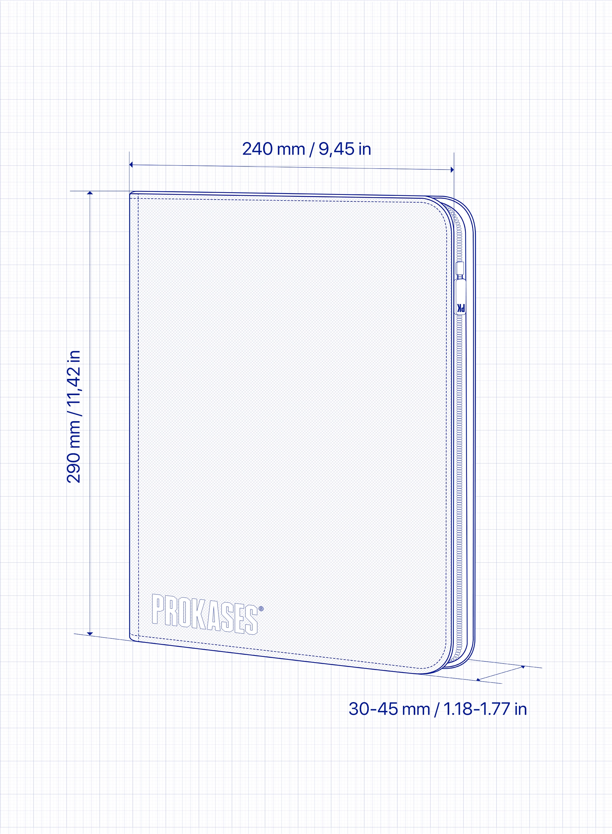 CLASSEUR ZIP NOIR 112 TOPLOADERS 2X2