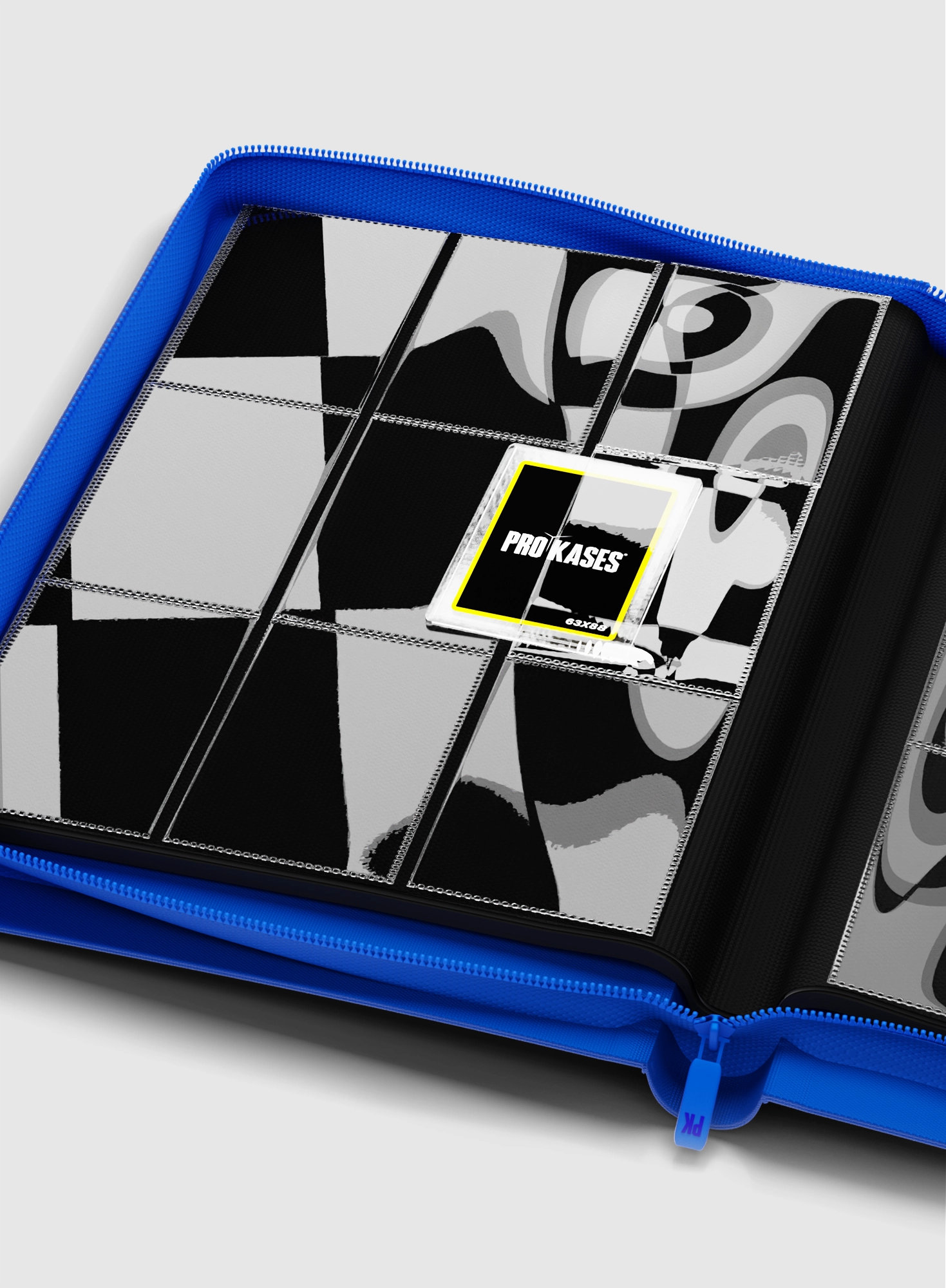 CLASSEUR ZIP BLEU 288 TOPLOADERS