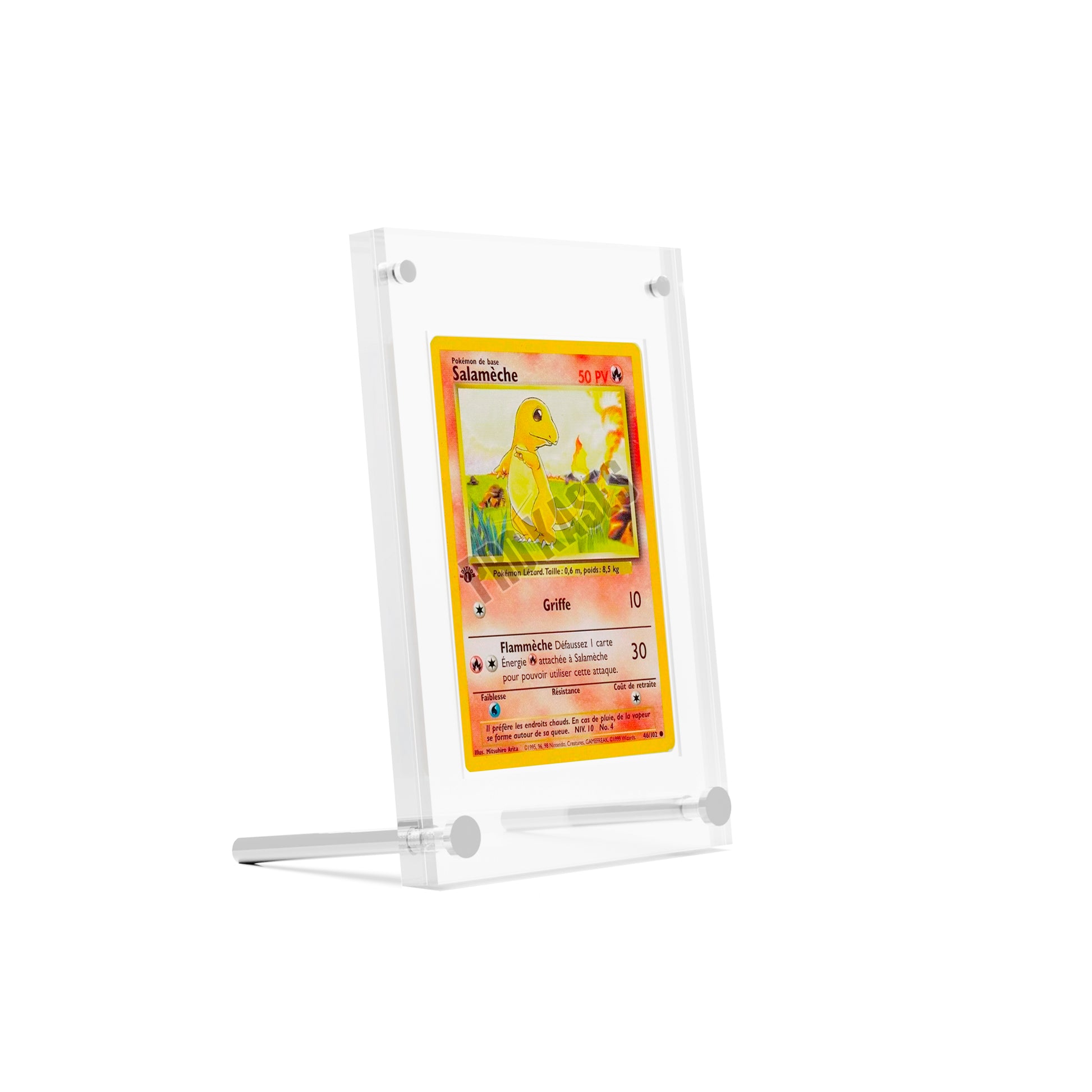 Protection cadre acrylique pour 50 carte Pokémon UV RÉSISTANT